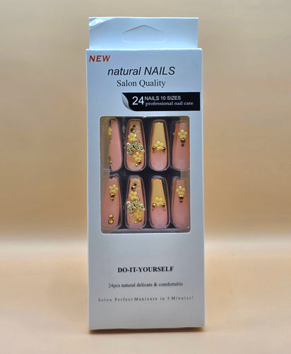 10Pcs False Press On Nails (#73)