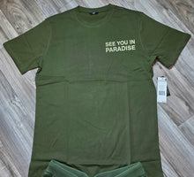 Load image into Gallery viewer, Jordan Craig Paradise T-Shirt &amp; Paradise Knit Shorts (Olive)