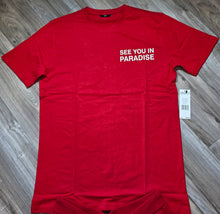 Load image into Gallery viewer, Jordan Craig Paradise T-Shirt &amp; Paradise Knit Shorts (Red)