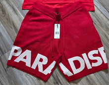 Load image into Gallery viewer, Jordan Craig Paradise T-Shirt &amp; Paradise Knit Shorts (Red)