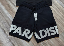 Load image into Gallery viewer, Jordan Craig Paradise T-Shirt &amp; Paradise Knit Shorts (Black)