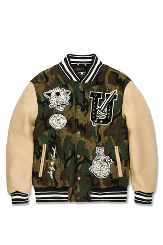 JORDAN CRAIG LIFE OF VICE VARSITY JACKET (VINTAGE CAMO)