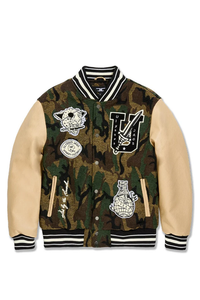 JORDAN CRAIG LIFE OF VICE VARSITY JACKET (VINTAGE CAMO)