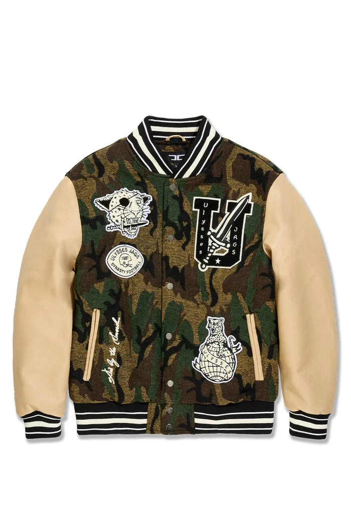 JORDAN CRAIG LIFE OF VICE VARSITY JACKET (VINTAGE CAMO)