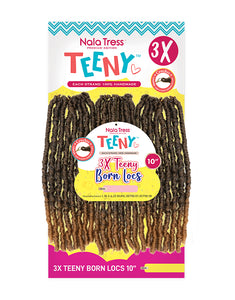 JANET COLLECTION NALA TRESS TEENY 3X BORN LOCS 10"