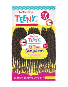 JANET COLLECTION NALA TRESS TEENY 3X SENEGAL CURL 8"
