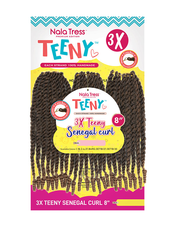 JANET COLLECTION NALA TRESS TEENY 3X SENEGAL CURL 8