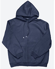 ACCESS FLEECE ZIPDOWN HOODIE (NAVY)