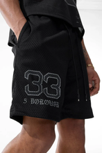 Load image into Gallery viewer, Jordan Craig 5 Borough Football Jersey &amp; Mesh Shorts (Black)