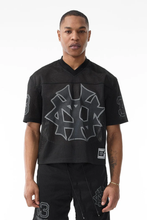Load image into Gallery viewer, Jordan Craig 5 Borough Football Jersey &amp; Mesh Shorts (Black)