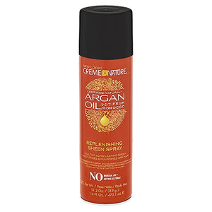 CREME OF NATURE REPLENISHING SHEEN SPRAY w/ ARGAN OIL