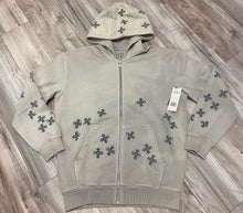 Load image into Gallery viewer, JORDAN CRAIG SYIP ZIP UP HOODIE (CEMENT WASH)