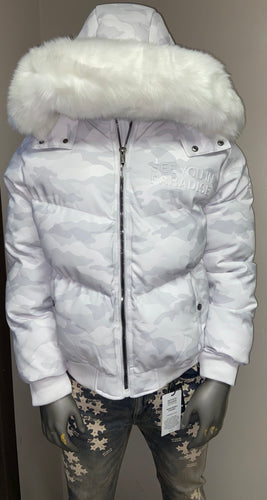 JORDAN CRAIG SYIP EMBOSSED PUFFER JACKET (ARTIC CAMO)