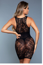 Load image into Gallery viewer, Dance BE WICKED THE MADEMOISELLE LACE PULL ON MINI DRESS
