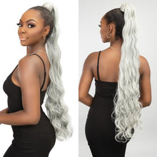 Load image into Gallery viewer, JANET COLLECTION REMY ILLUSION SNATCH WRAP BODY 34&quot;