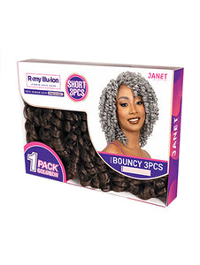 JANET COLLECTION REMY ILLUSION SHORT 3PCS BOUNCY