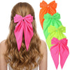 JUMBO HAIR BOW - CHEER BOW (NEON)
