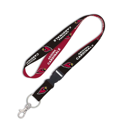 ARIZONA CARDINALS WINCRAFT REVERSIBLE LANYARD w/ DETACHABLE BUCKLE