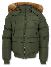 Load image into Gallery viewer, JORDAN CRAIG CROSS BAY BOMBER JACKET (ARMY GREEN)