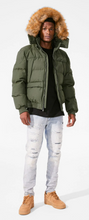 Load image into Gallery viewer, JORDAN CRAIG CROSS BAY BOMBER JACKET (ARMY GREEN)