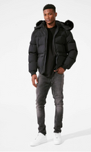 Load image into Gallery viewer, JORDAN CRAIG CROSS BAY BOMBER JACKET (NOIR)