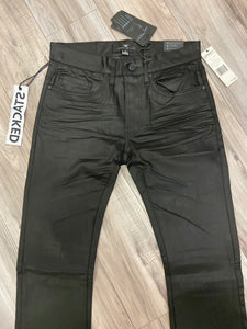 JORDAN CRAIG STACKED SMOOTH CRIMINAL DENIM JEANS JTF470 (JET BLACK)