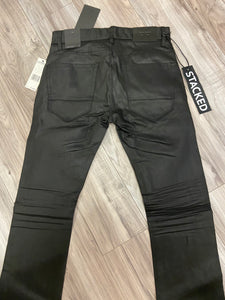 JORDAN CRAIG STACKED SMOOTH CRIMINAL DENIM JEANS JTF470 (JET BLACK)