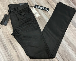 JORDAN CRAIG STACKED SMOOTH CRIMINAL DENIM JEANS JTF470 (JET BLACK)