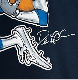MITCHELL AND NESS DALLAS COWBOYS DEION SANDERS CARICATURE TEE