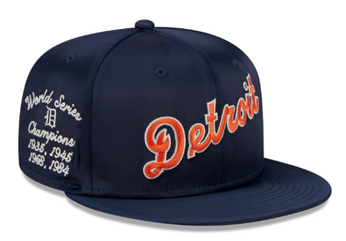 NEW ERA DETROIT TIGERS SATIN SCRIPT 9FIFTY SNAPBACK