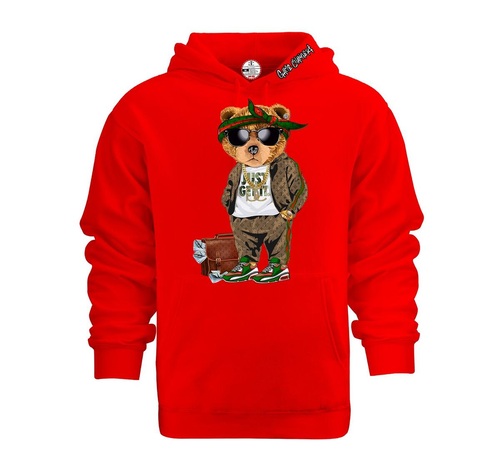 GAME CHANGERS DO IT BEAR HOODIE (RED)