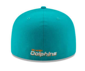 NEW ERA MIAMI DOLPHINS TEAL 59FIFTY FITTED