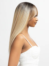 Load image into Gallery viewer, JANET COLLECTION MELT HD VEIL BANG 360 LACE 13X6 DOMI WIG