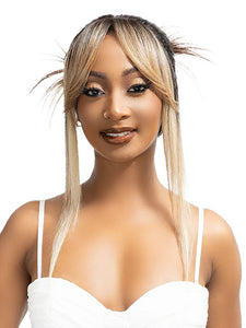 JANET COLLECTION MELT HD VEIL BANG 360 LACE 13X6 DOMI WIG