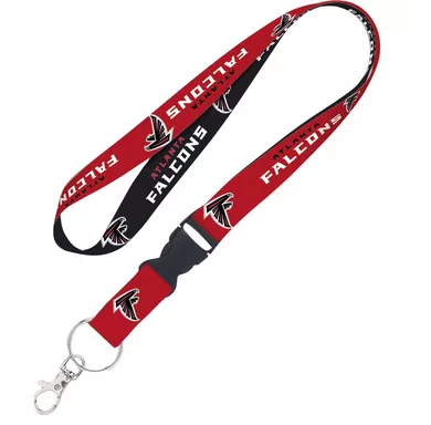 ATLANTA FALCONS WINCRAFT REVERSIBLE LANYARD w/ DETACHABLE BUCKLE