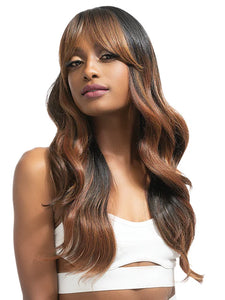 JANET COLLECTION MELT HD VEIL BANG 360 LACE 13X6 FUJU WIG