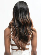 Load image into Gallery viewer, JANET COLLECTION MELT HD VEIL BANG 360 LACE 13X6 FUJU WIG