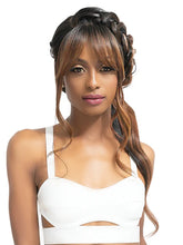 Load image into Gallery viewer, JANET COLLECTION MELT HD VEIL BANG 360 LACE 13X6 FUJU WIG