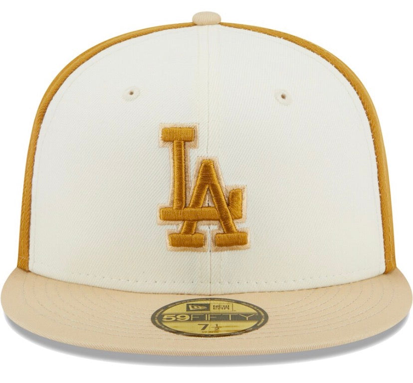 Los Angeles Dodgers New Era Chrome Anniversary Custom Authentic 59Fifty