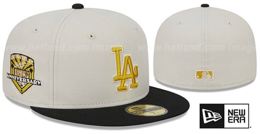Los Angeles Dodgers New Era 50th Anniversary Custom Authentic 59Fifty Cap