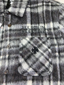 JORDAN CRAIG SYIP FLANNEL SHACKET (INDUSTRIAL BLACK)
