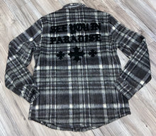Load image into Gallery viewer, JORDAN CRAIG SYIP FLANNEL SHACKET (INDUSTRIAL BLACK)
