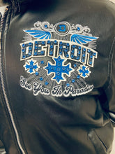 Load image into Gallery viewer, JORDAN CRAIG DETROIT BOMBER JACKET W/ HOOD (BLACK)