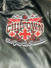 Load image into Gallery viewer, JORDAN CRAIG CHICAGO BOMBER JACKET W/ HOOD (BLACK)