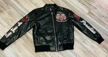 Load image into Gallery viewer, JORDAN CRAIG CHICAGO RHINESTONE BOMBER JACKET (BLACK)