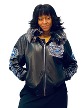 Load image into Gallery viewer, JORDAN CRAIG DETROIT BOMBER JACKET W/ HOOD (BLACK)