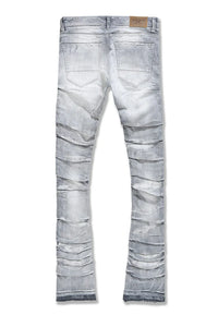 Jordan Craig Martin Stacked Ripple Effect Distressed Jeans (Artic Grey) JTF1157