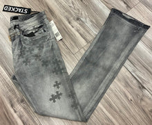 Load image into Gallery viewer, JORDAN CRAIG SYIP CROSS STACKED JEANS JTFP2318 (CEMENT WASH)