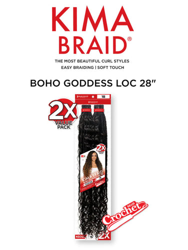 HARLEM 125 KIMA BRAID BOHO GODDESS LOC 28