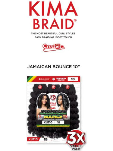 HARLEM 125 KIMA BRAID JAMAICAN BOUNCE 10